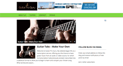 Desktop Screenshot of guitarproguru.com